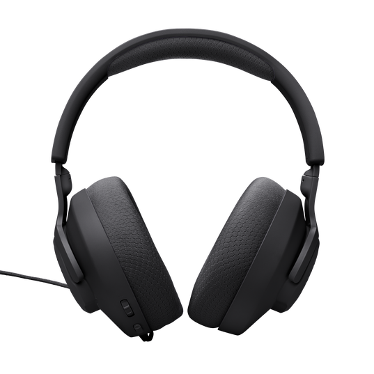 JBL Quantum 100M2 - Black - Wired over-ear gaming headset with detachable mic and mute option - Back